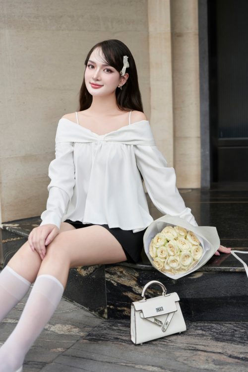 Áo Dây Trễ Vai Tay Dài