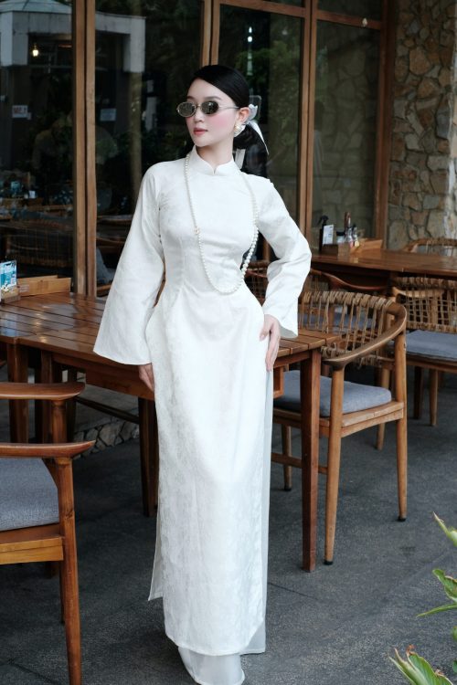 Quần Lụa Áo Dài Màu Trắng