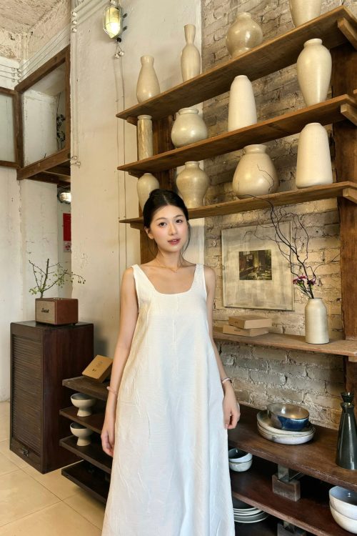 Váy Đầm Maxi Sát Nách Trẻ Trung