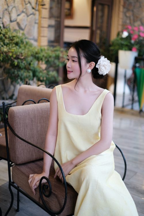 Váy Đầm Maxi Sát Nách Trẻ Trung
