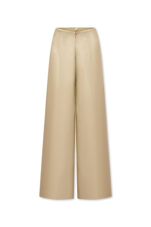 Quần Lụa Áo Dài Màu Vàng Đồng