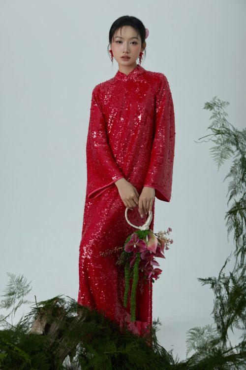 Áo Dài Chu Sa