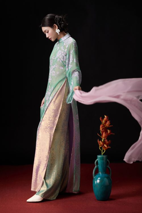 Áo Dài Bích Diệp Hoa