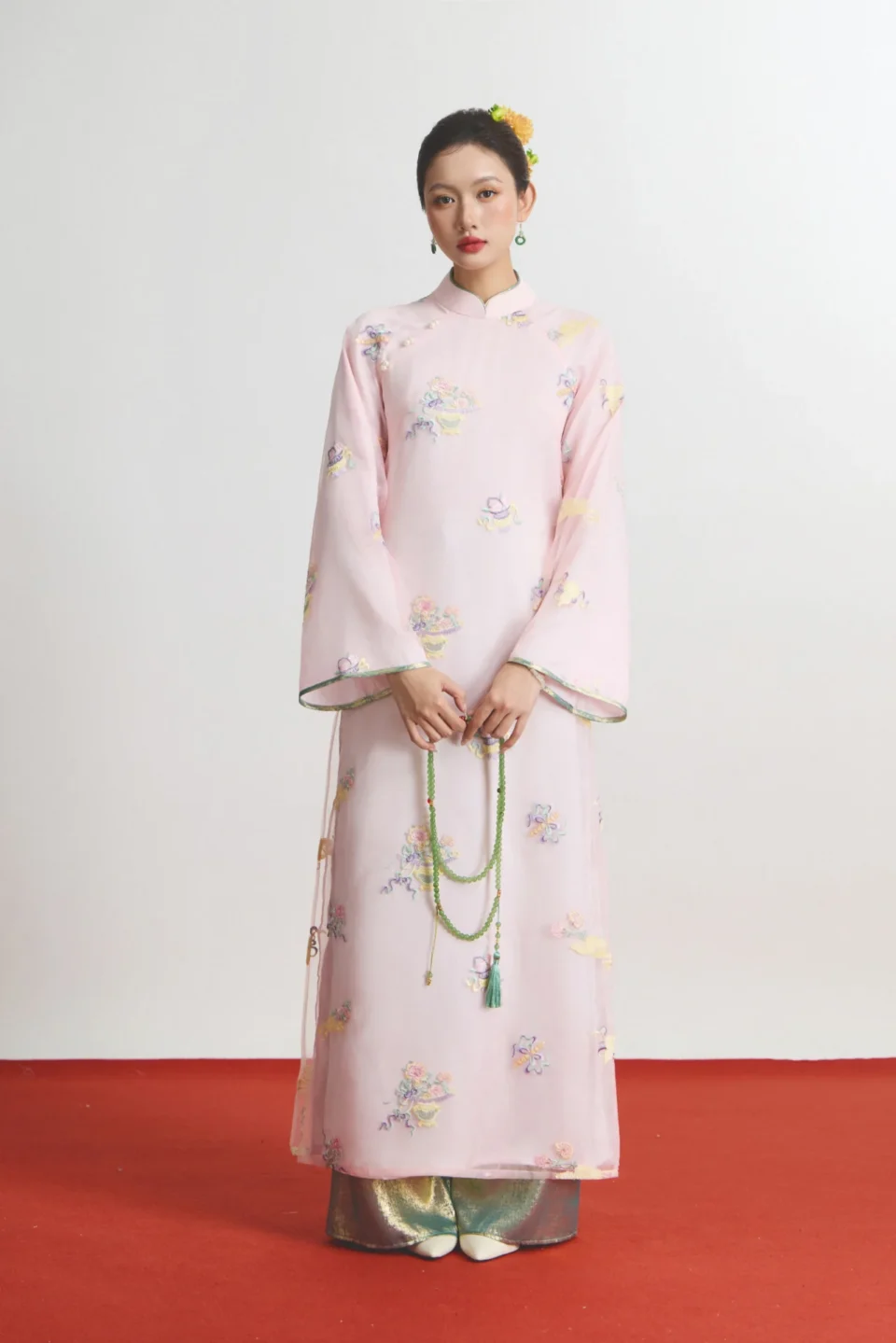 Áo Dài Hồng Châu